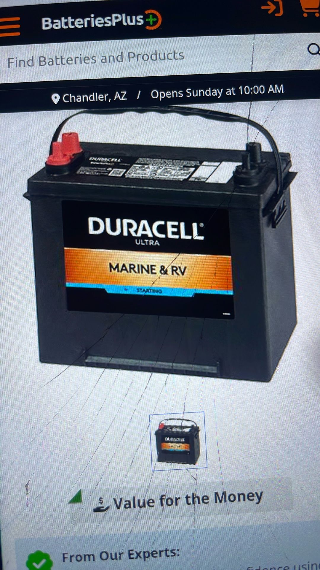 2 Duracell 12 V Battery