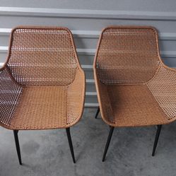  Woven Chairs - 2  : Adult Size Comes As Pair