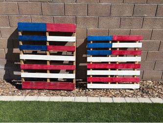 American flag 4th of July Patriot Pallet