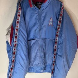 Vintage Rare Oilers Houston Jacket 