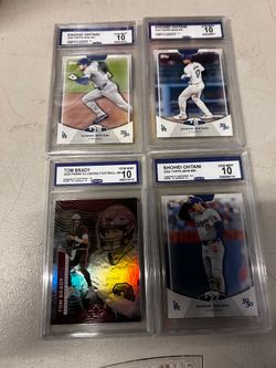 Baseball card graded