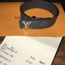 Louis Vuitton slim bracelet Black - Vinted