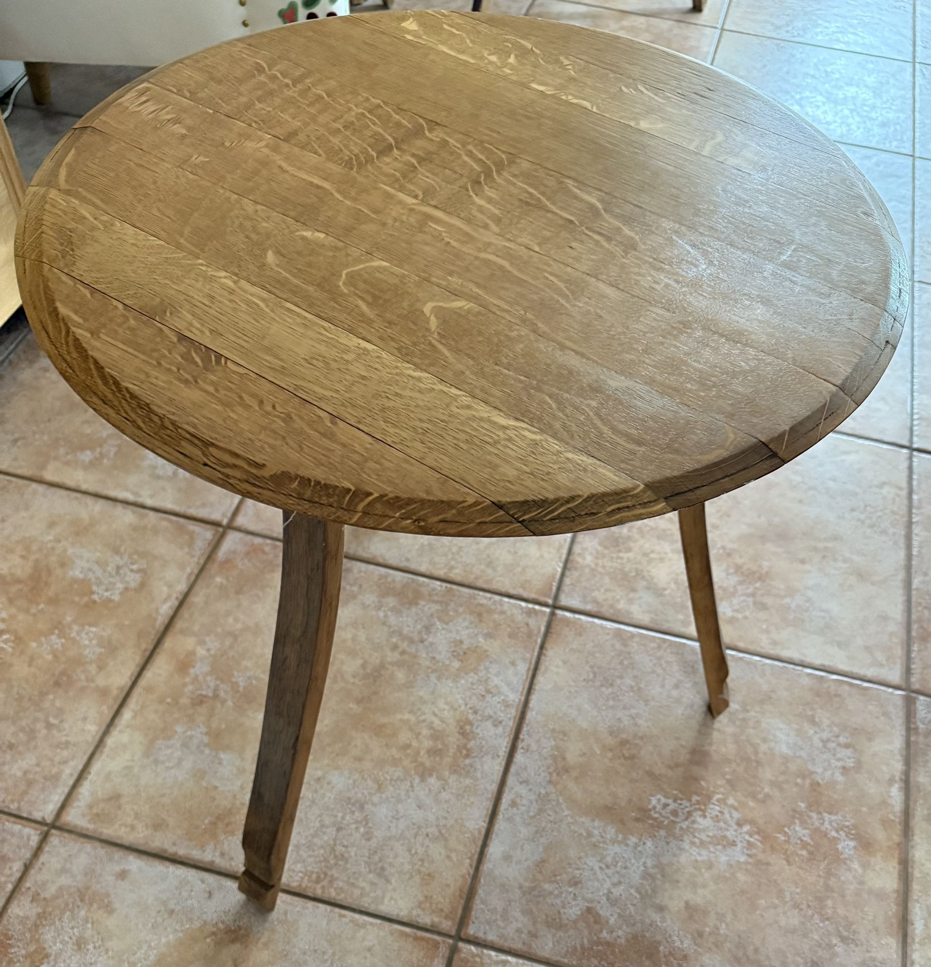 Wine barrel Table
