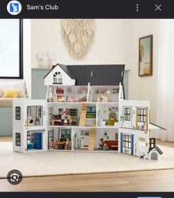 Doll House Country Farmhouse  w/accessories  Girls
