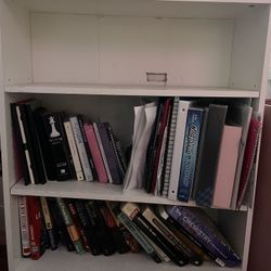White Book Shelf