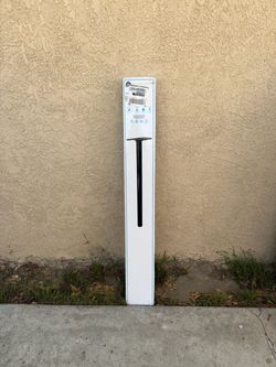 NEW Architectural Mailboxes Pacifica In-Ground Steel Mailbox Post Black