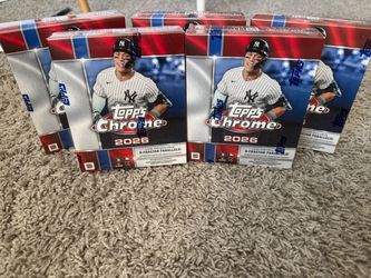 2026 Topps Chrome MLB Baseball Mega Box