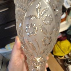 2 VERY NICE VINTAGE LEAD CRYSTAL LAMPS