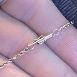 Gold Chain With Cross Pendant 14k