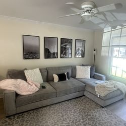 Gray Sectional Couch For Sale