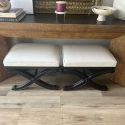 Ethan Allen Ottoman X2 $200