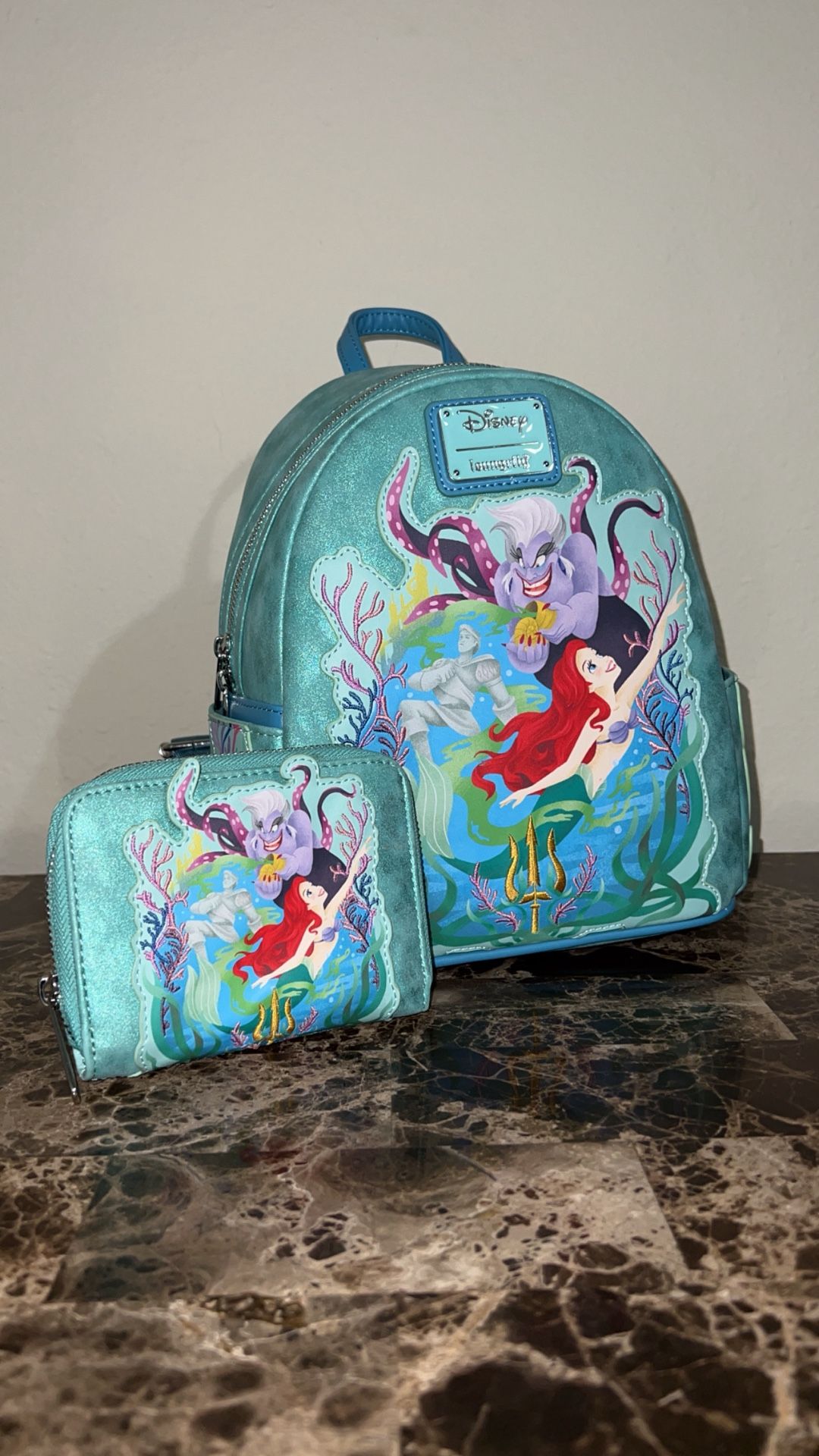 Ariel Backpack 🎒 & Wallet