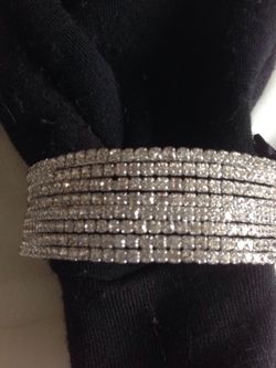 8 Rhinestone bling bracelets