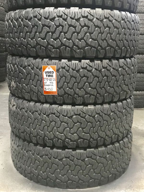 Used Tires 275/65/20 BF Goodrich for Sale in Dallas, TX OfferUp