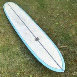 9’6 Singlefin Noserider Longboard Surfboard