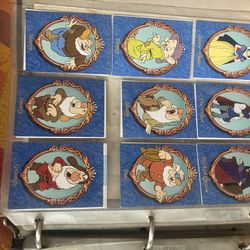 Walt Disney Trading Cards Lot of 88 Snow White and the & Dwarfs Series II