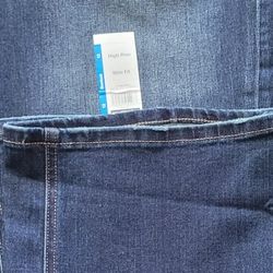 Ladies  High Rise  Boots  CUT JEANS