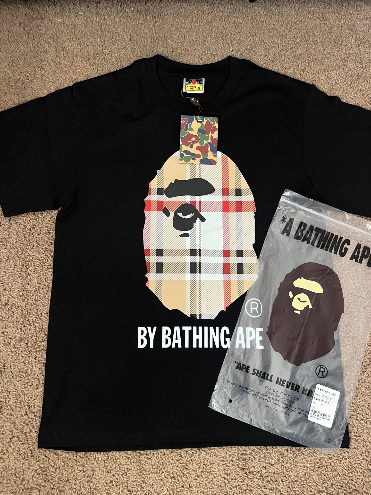 Bape Check Tee