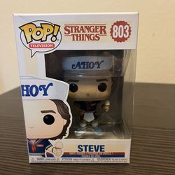 Steve Stranger Things Funko Pop #803 TV Television Science Fiction Scoops Ahoy