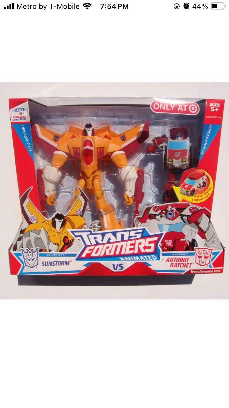 Transformers Animated Sunstorm