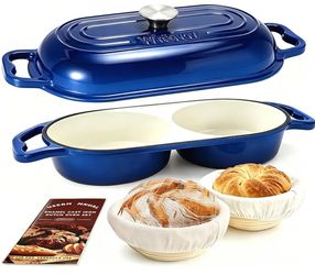 Double Dutch Oven for Sourdough Bread Baking