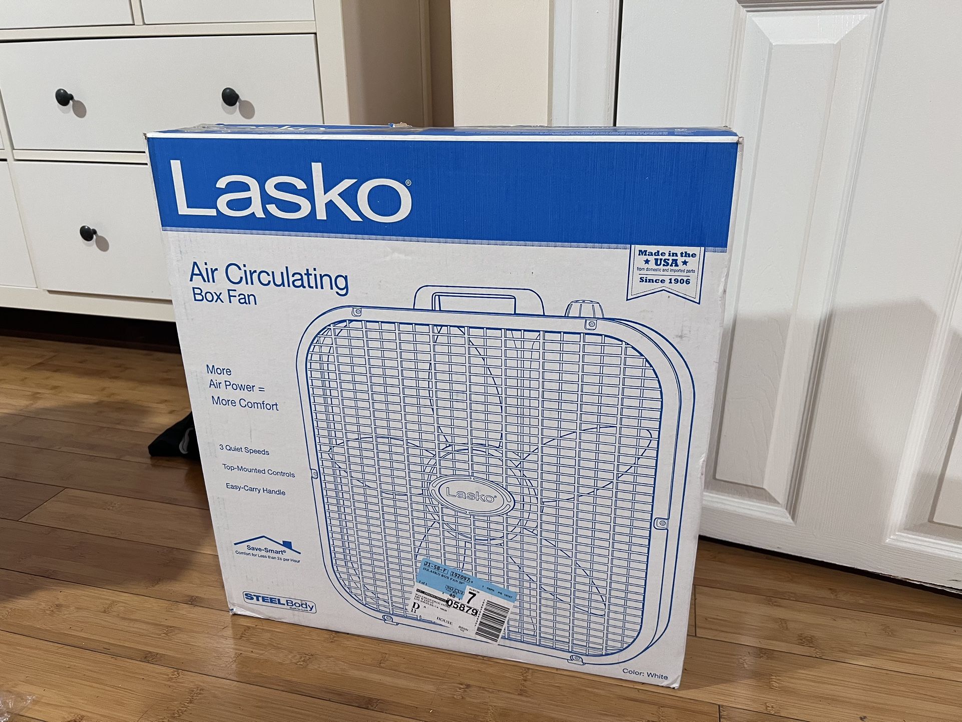 Air Circulating Box Fan