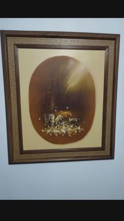 ARTISTIC INTERIORS, INC - PAINTING ARTWORK / MARIAN  32"×27"