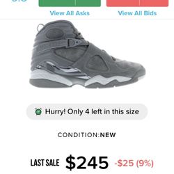 Jordan 8 Retro Cool Gray