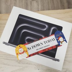 Apple MacBook Pro M3 Chip 512GB Brand New - $1 Down Today - NO CREDIT Needed