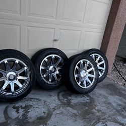Full set of 18” OEM Chrysler 300c stock factory wheels