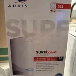 TP-Link Deco BE3600 Wi-Fi 7 Mesh System + ARRIS SURFboard S33 Cable Modem (Speed Demon Bundle)