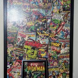 Two Marvel Framed Artworks 