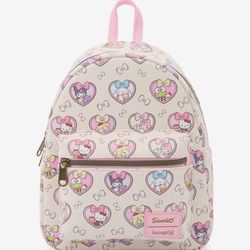 Sanrio Loungefly hello kitty bestie hearts mini backpack