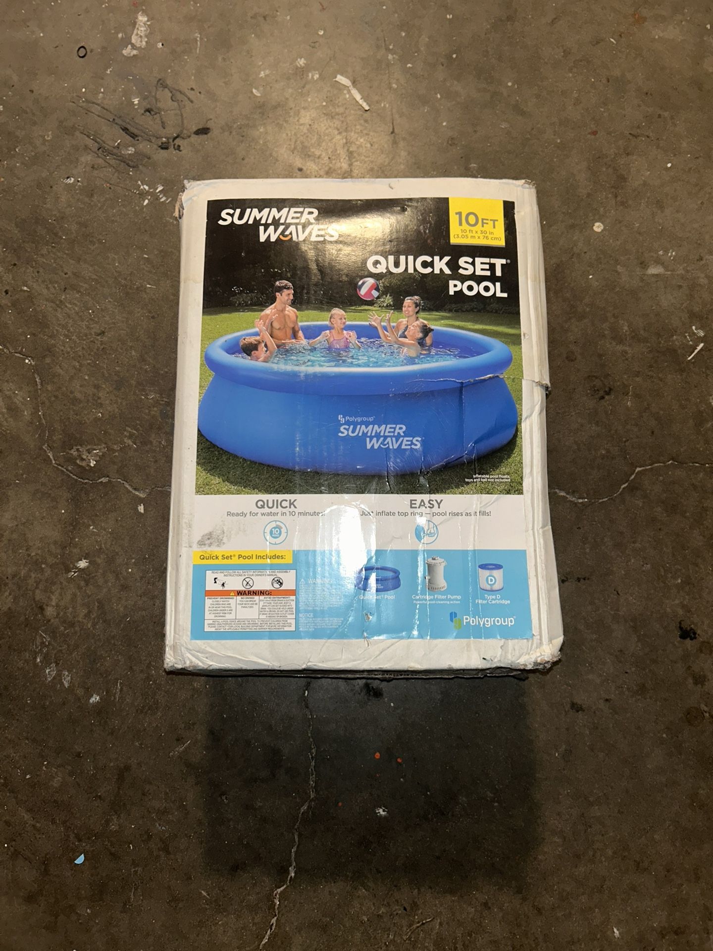 Quick Set 10 Ft Pool