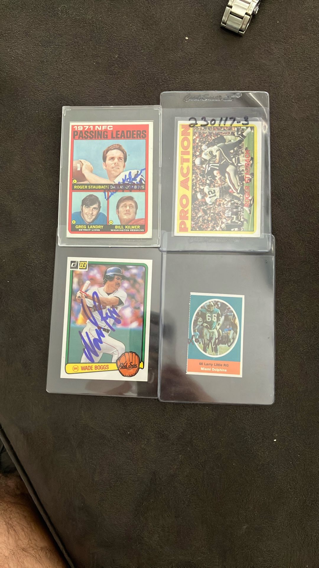 Hall Of Fame Collection Of Autographed Rookies