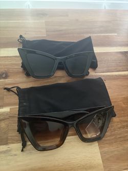 Deadly Bombshell brand- Two Pairs of Cat Eye Sunglasses