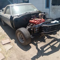 1972 Chevrolet EL CAMINO  SUPER SPORT SS With Allot Of New Rebuilt Parts 