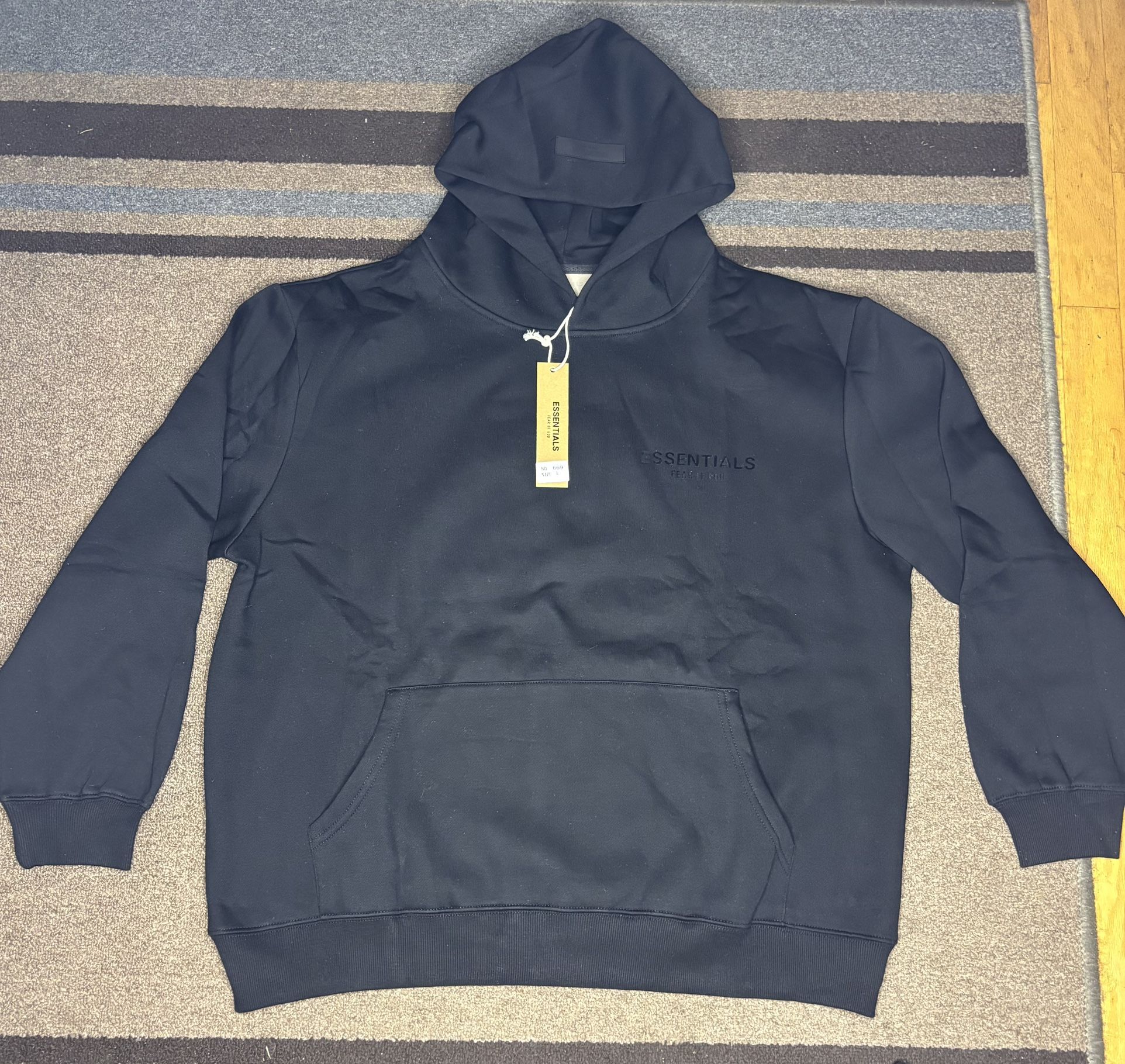 Essentials Black Hoodie 