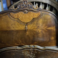 Vintage Headboard And Foot Board
