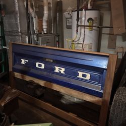 King Size 74” Wide Ford Tailgate Head Board