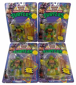 Teenage Mutant Ninja Turtles Movie Star Set 4 Retro 1990’s 2023 Figures