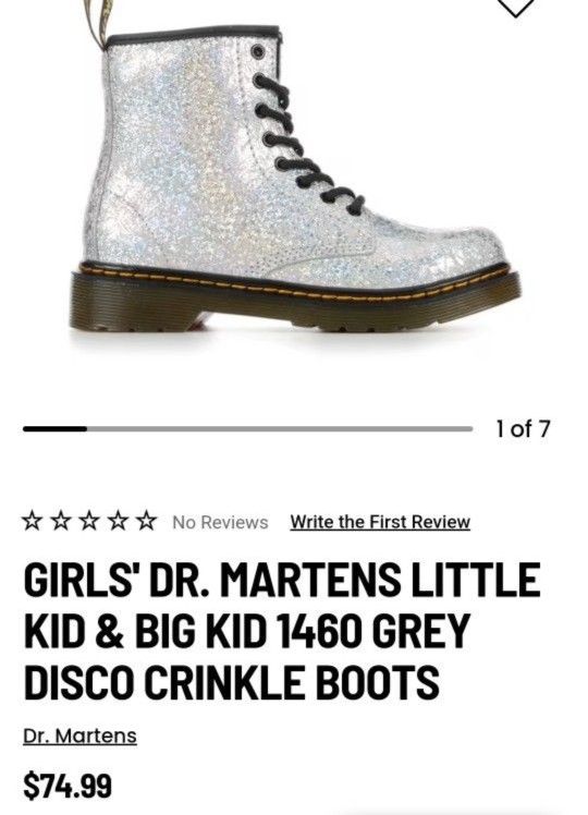 NEW* GIRLS' DR. MARTENS  1460J 