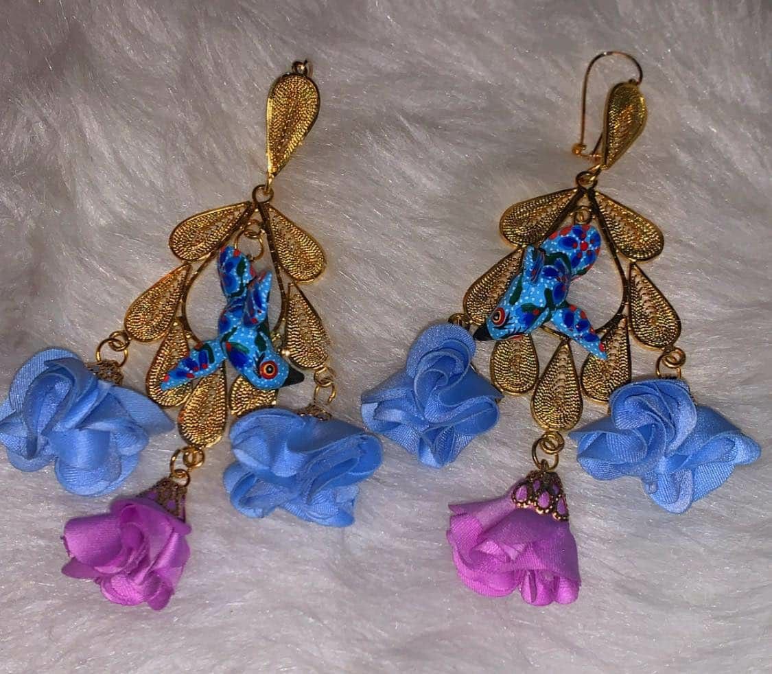 Aretes de filigrana , hechos a mano!