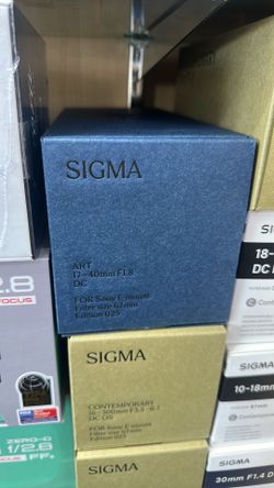 Sigma 17-40mm f/1.8 DC Art Lens (Sony E)