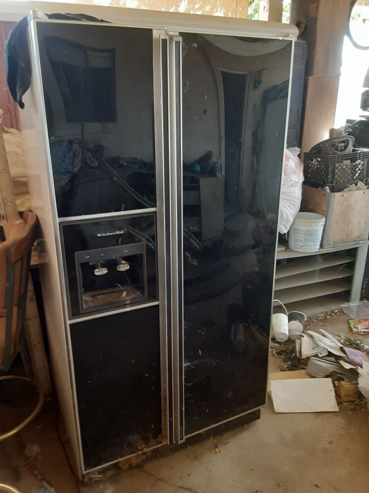 Kitchen aid big 2 door refrigerator
