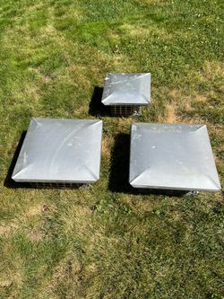 3 Stainless Steel Chimney caps