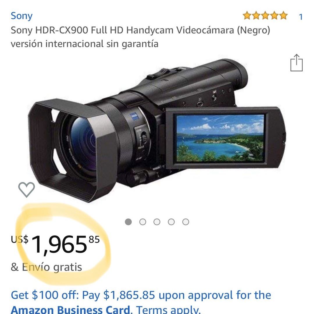 Sony HDR CX-900 for Sale in Miami, FL - OfferUp