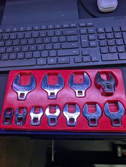11 piece Snap on SAE Crowfeet