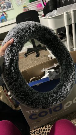 fluffy steering wheel cover