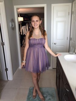 Homecoming dress, very unique and gorgeous! Size 7 $45.00. Must meet me in Eagan or Inver Grove Heights, cash only.